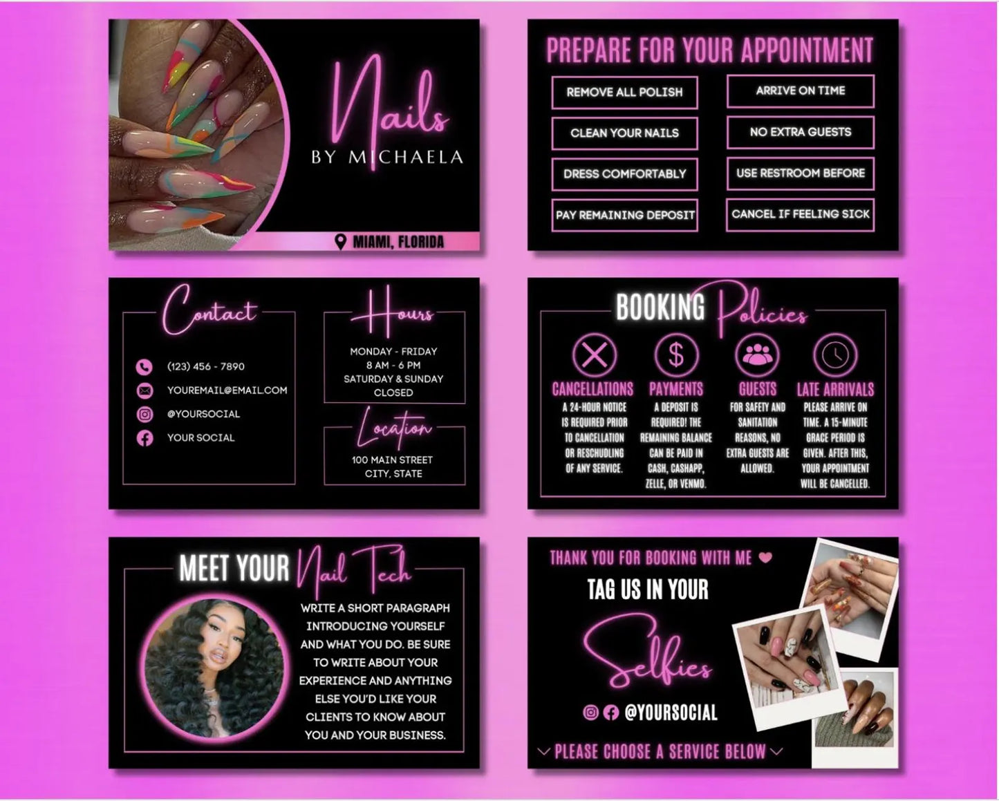 Website Nail Artist Edition - Modèle 100% Personnalisable