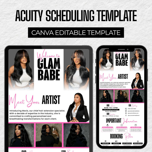 Website Hair Tech Pro - Modèle 100% Personnalisable