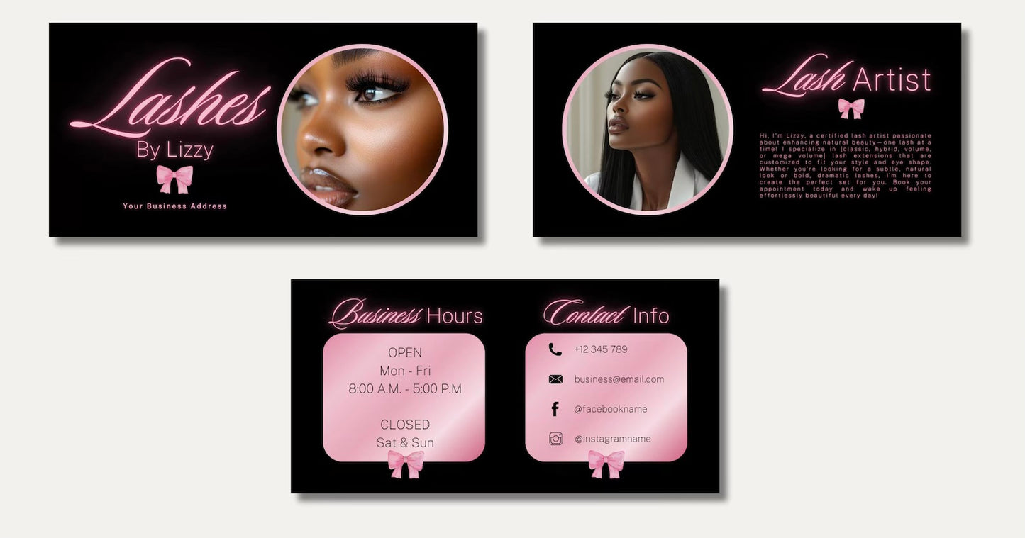 Website Lash Specialist - Modèle 100% Personnalisable