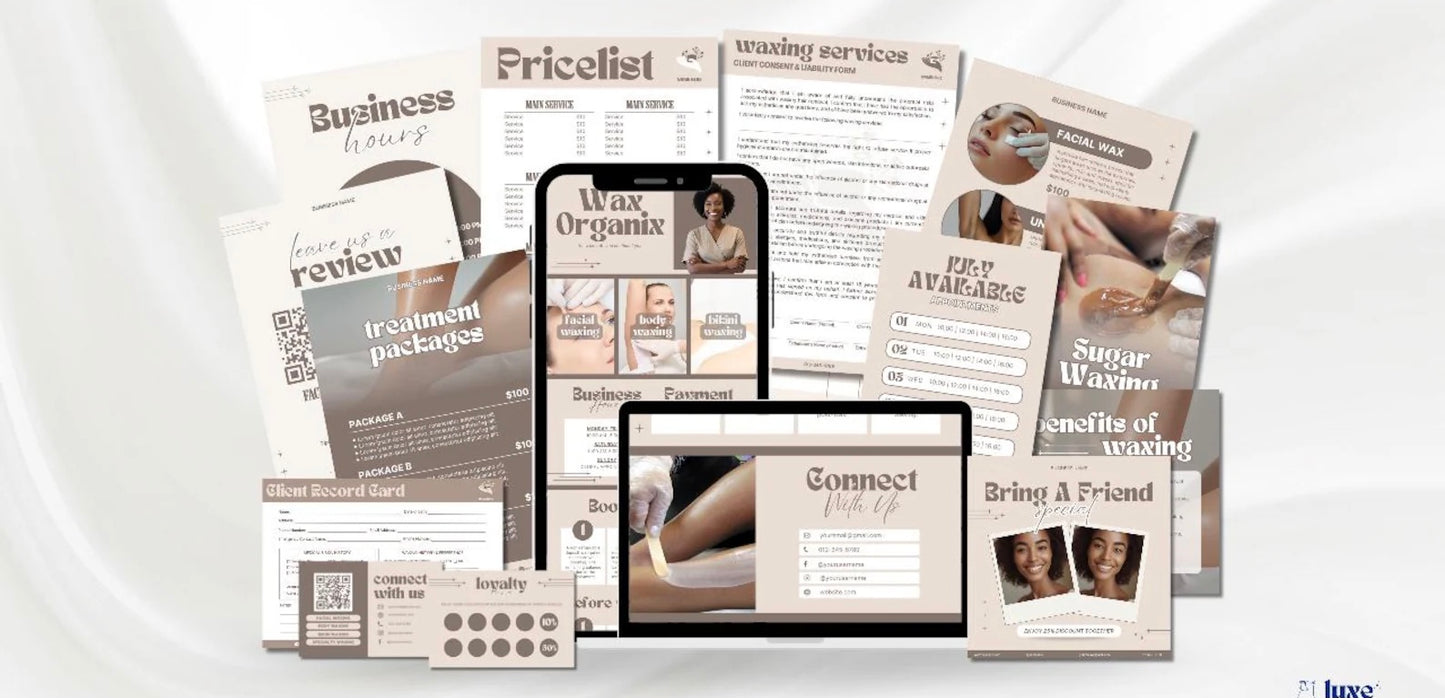 Website Waxing Specialist - Modèle 100% Personnalisable