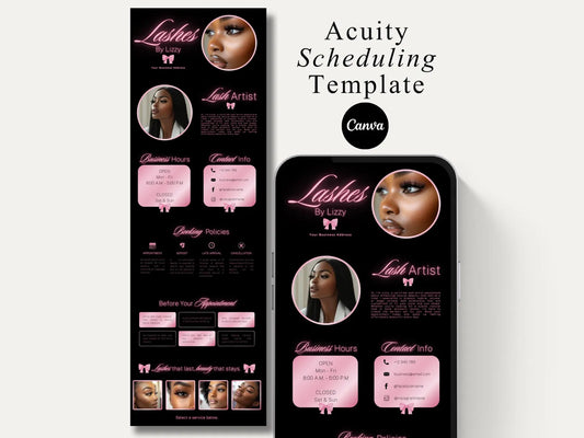 Website Lash Specialist - Modèle 100% Personnalisable